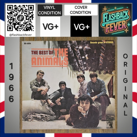 MGM Records Other - The Best of THE ANIMALS•MGM Records (#SE-4324)•Stereo•Waddell Pressing